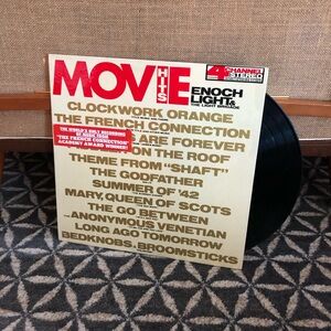 70's "Movie Hits" Enoch Light & the Light Brigade Record -70's Movie Music Album